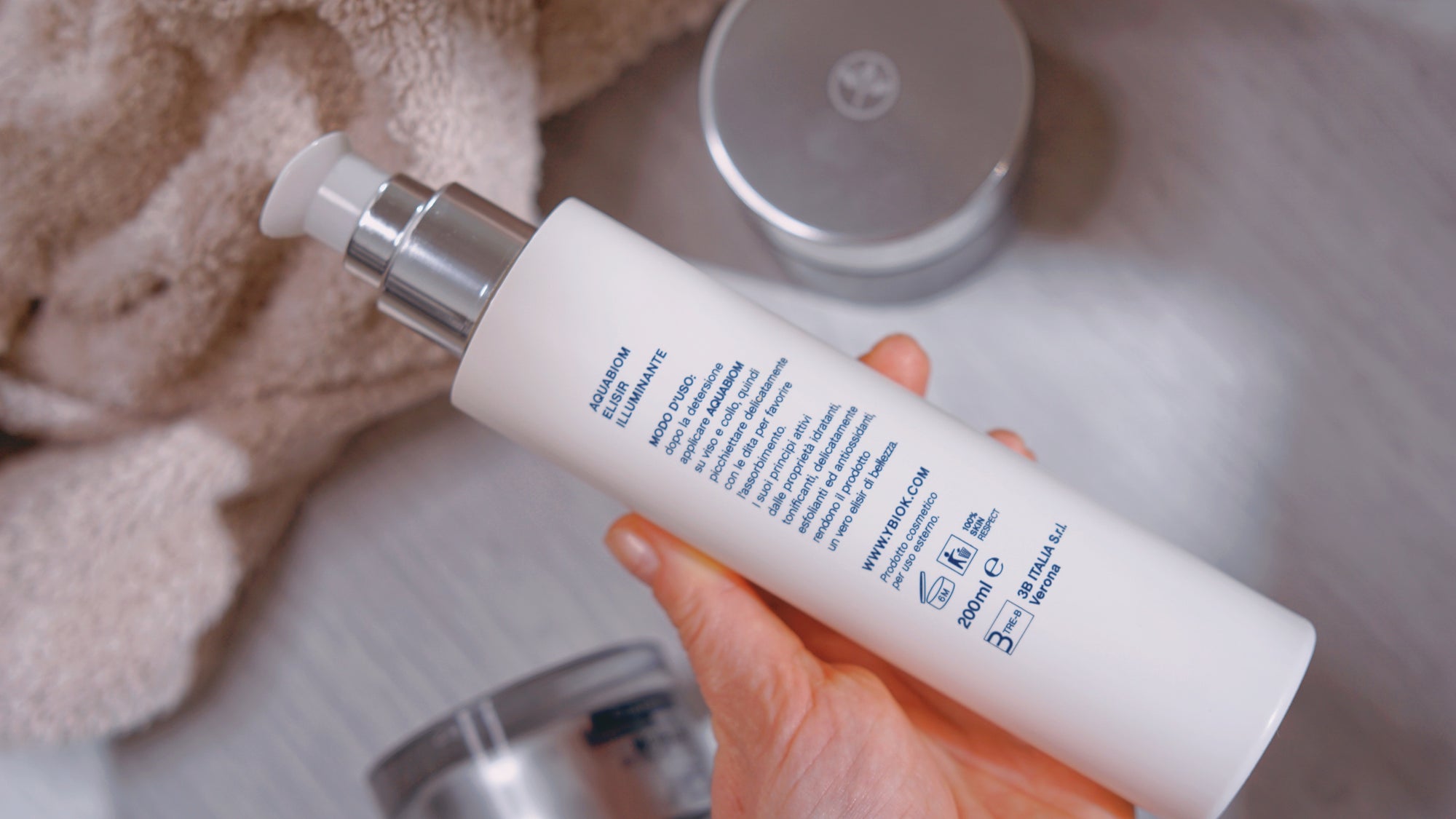 AQUABIOM con Mimaskin Complex® - Elisir Illuminante detergente 200ML